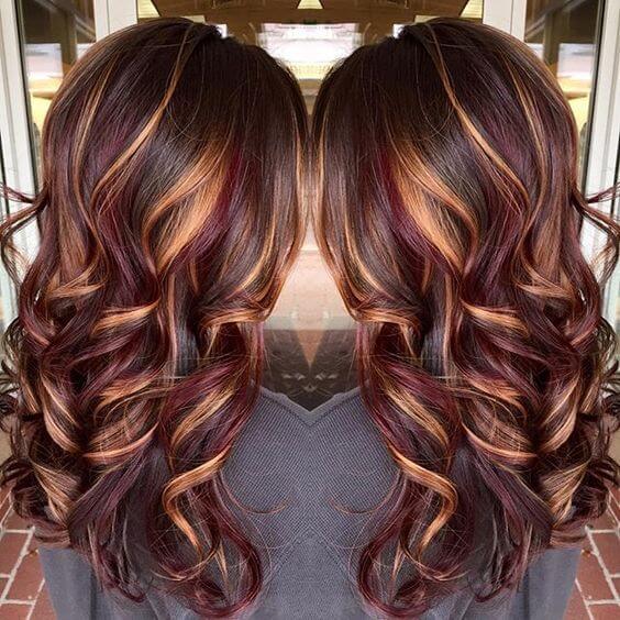 cherrelle sanders recommends Black Cherry Hair With Blonde Highlights