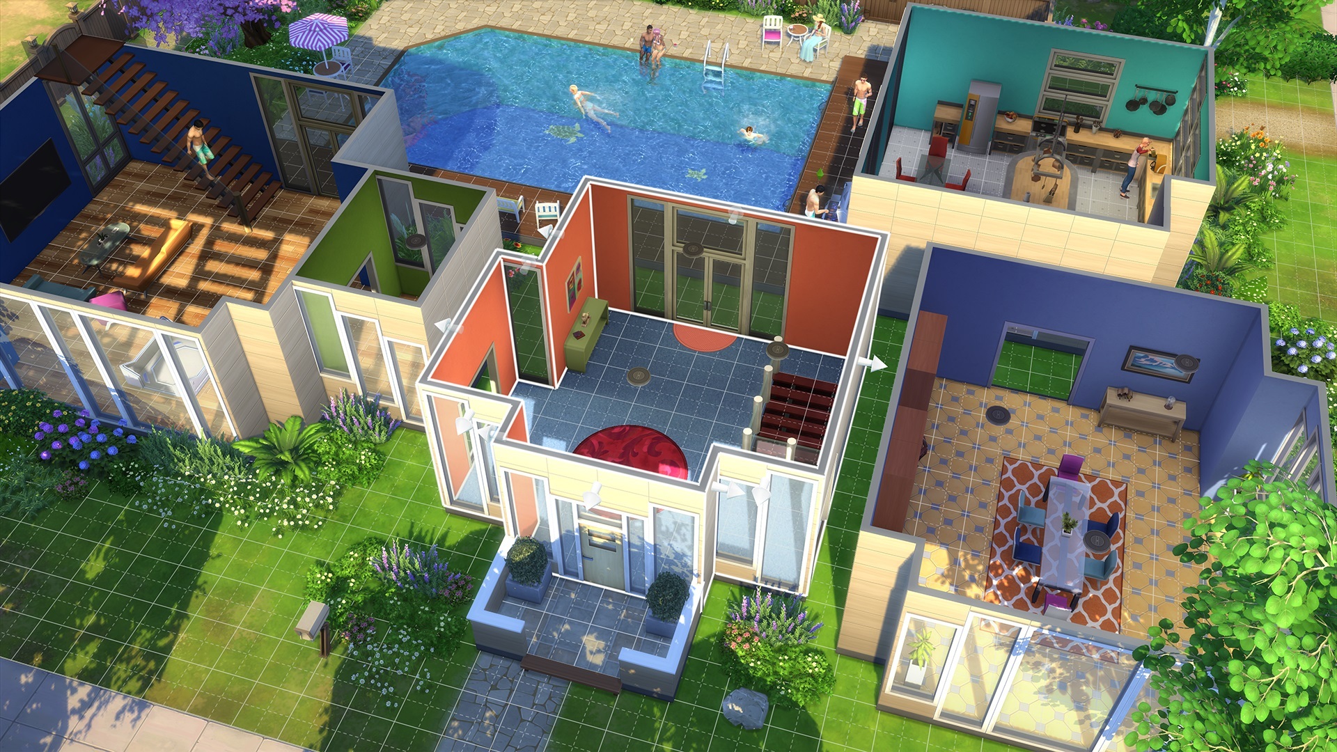 daniel zhao share difference between sims 3 and 4 photos