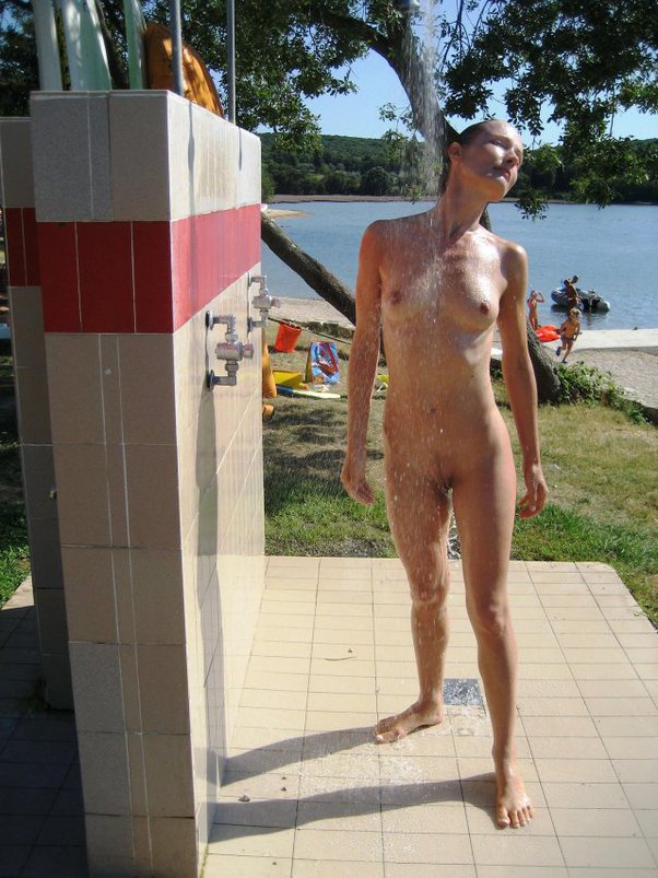 Best of Naked public shower