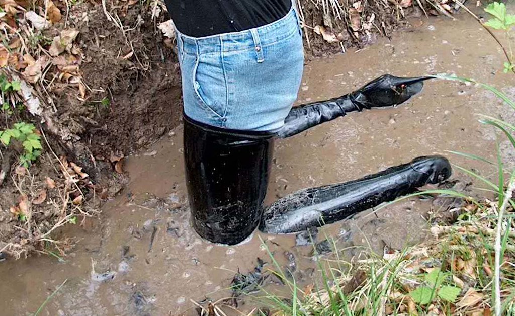 carrie pacifico share thigh high boots in mud photos