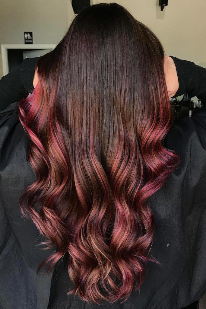 celine cyr recommends Black Cherry Hair With Blonde Highlights