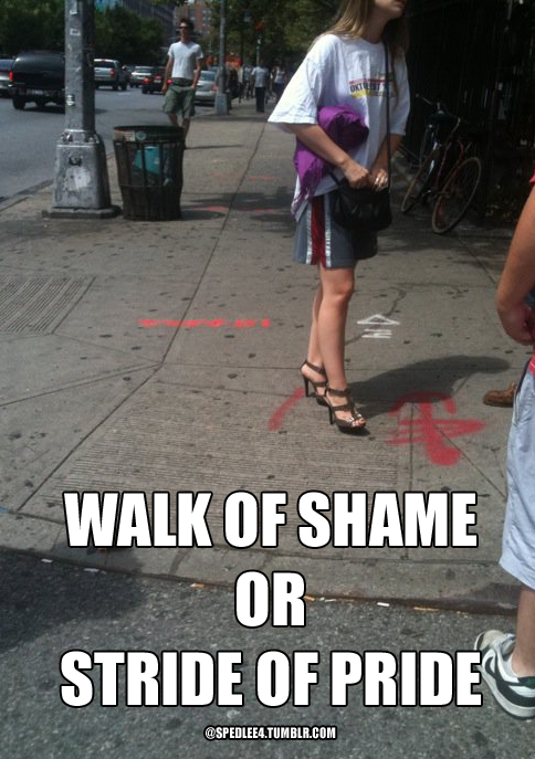 alex breault recommends Walk Of Shame Pics Tumblr