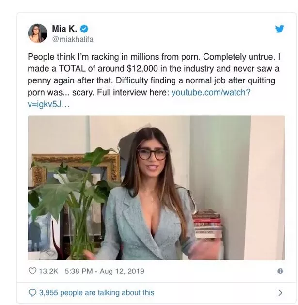 ankit chachra recommends mia khalifa leaves porn pic