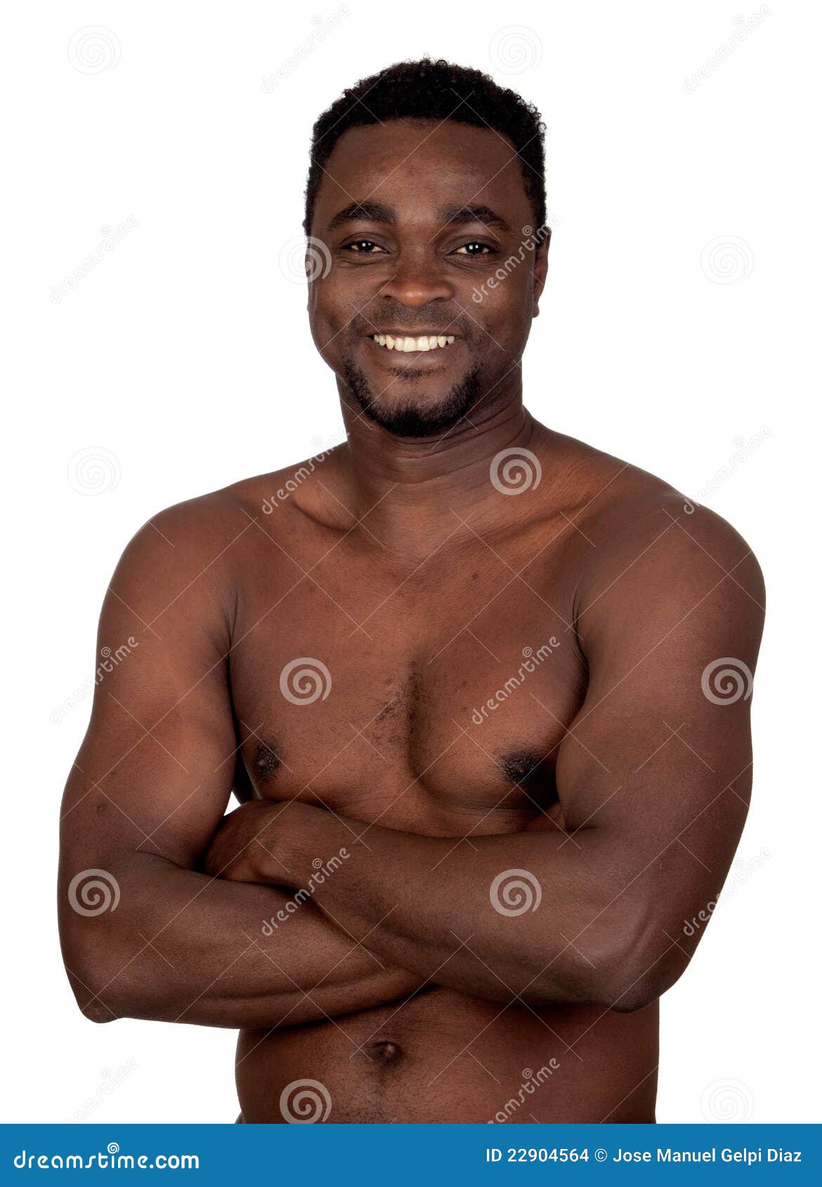 black man chest hair