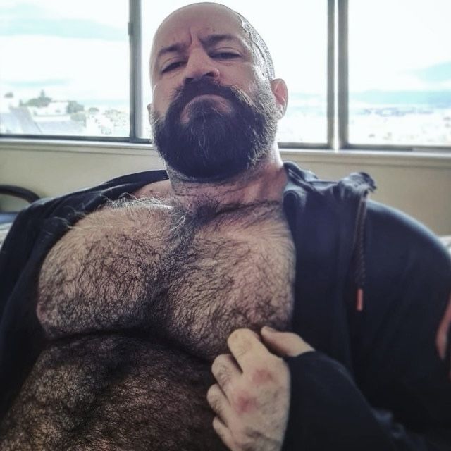 brenda garces recommends big hairy chested men pic
