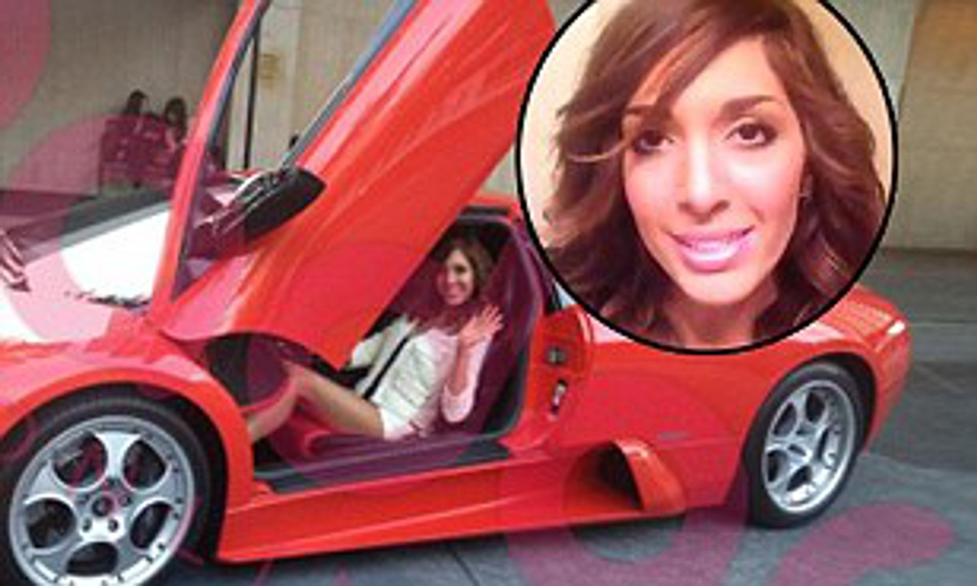 Farrah Abraham In Limo sexy america