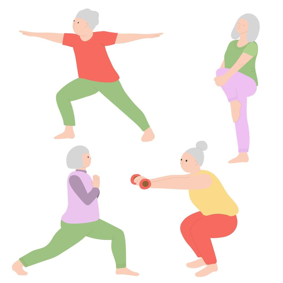 Older Women Doing Yoga nakenbilder real