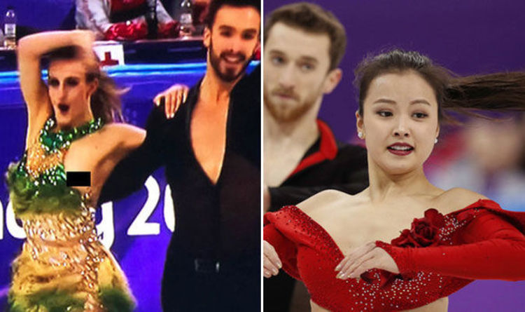 angel destiny recommends figure skater nipple slip pic