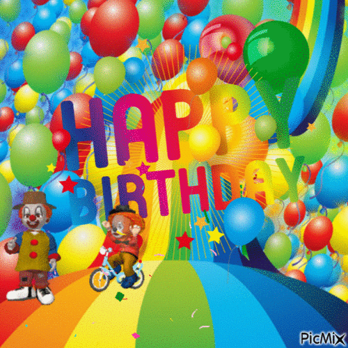 funny happy birthday animated gif with sound