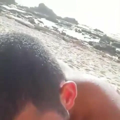 Getting Head On The Beach dildo blowjobs