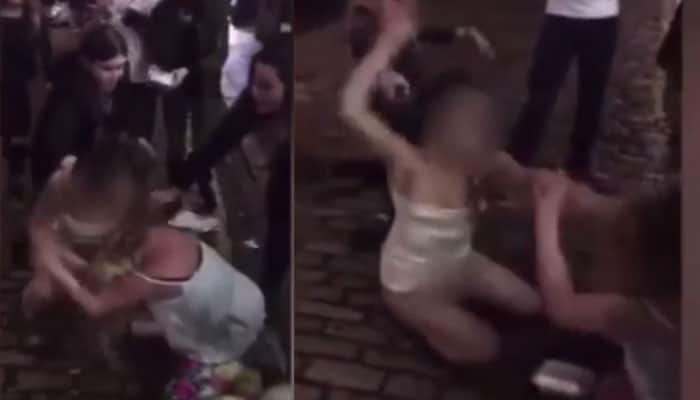 Best of Girl fight clothes fall off