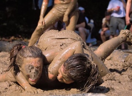 Best of Girl mud wrestle