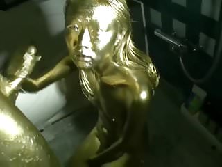 dezi davis recommends Gold Body Paint Sex