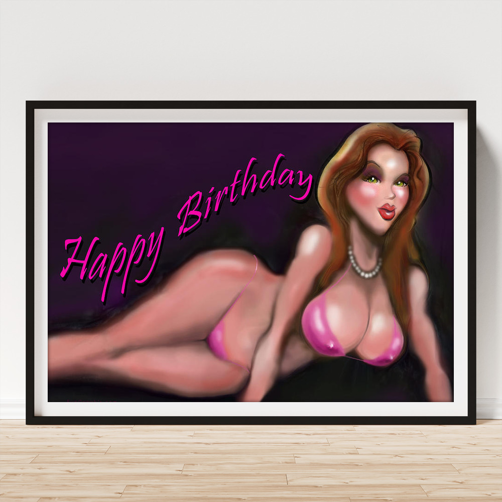 Happy Birthday Erotic girl hot