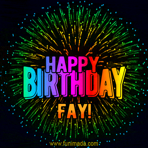 Best of Happy birthday faye gif
