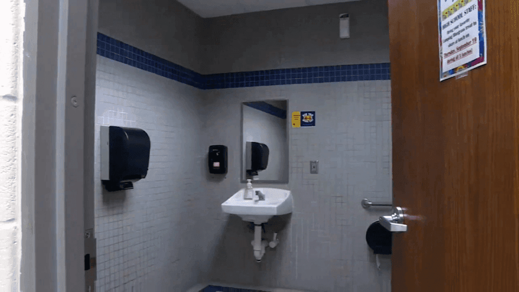 Best of High school bathroom sex