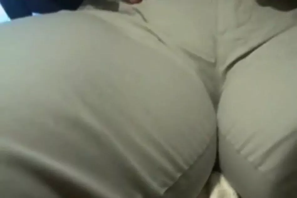 Best of Hole in pants pussy