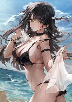 hot anime girl in bikini