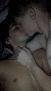 airene joy add hot naked guys kissing photo