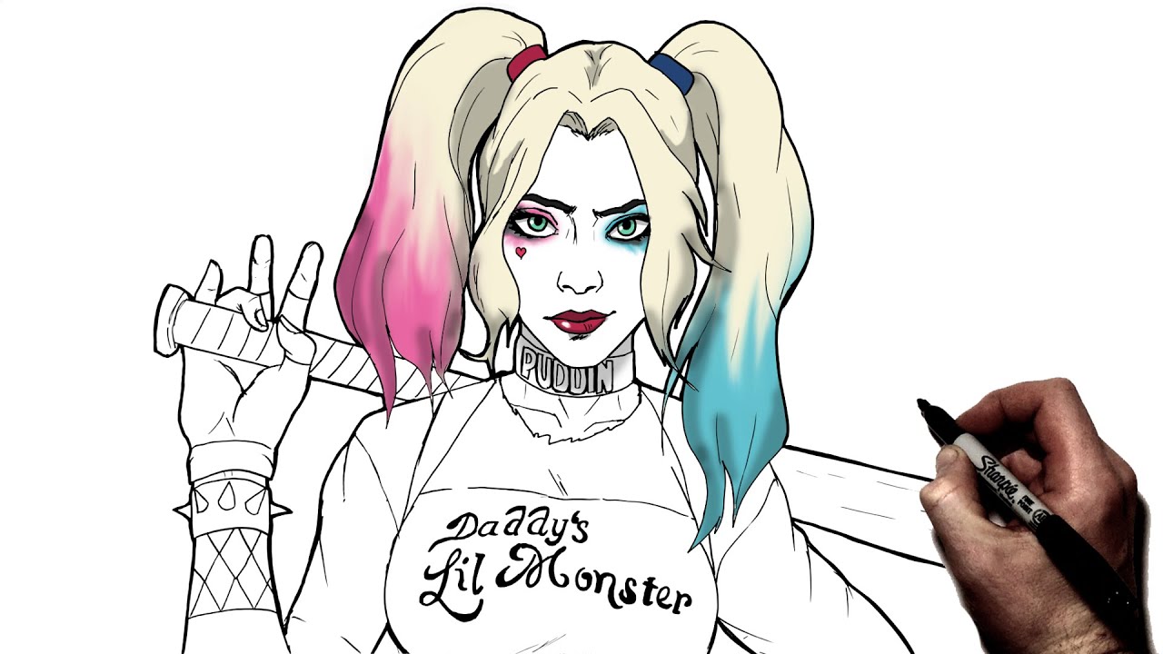 debbie dreaver add photo how to draw anime harley quinn
