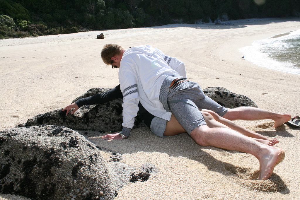 anne nelsen add intercourse on the beach photo