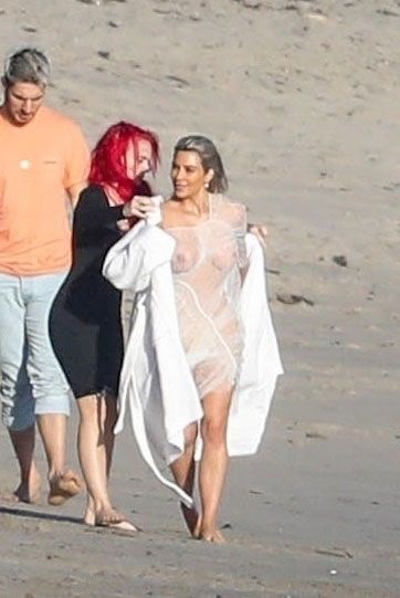 daryl goh recommends Kim Kardashian Nude Beach