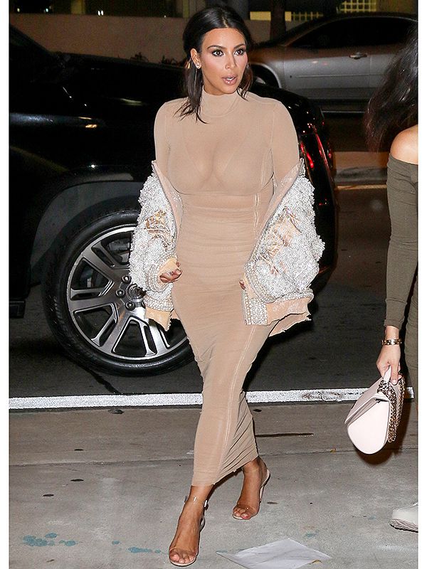 catherine blanton share kim kardashian see threw dress photos