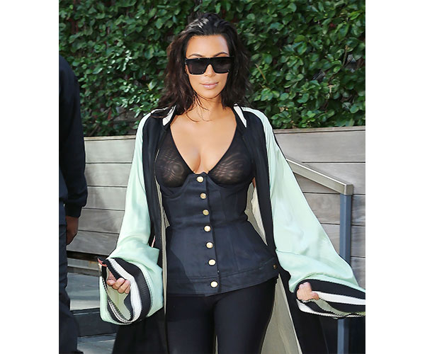 brian yamsuan recommends Kim Kardashian See Thru Top