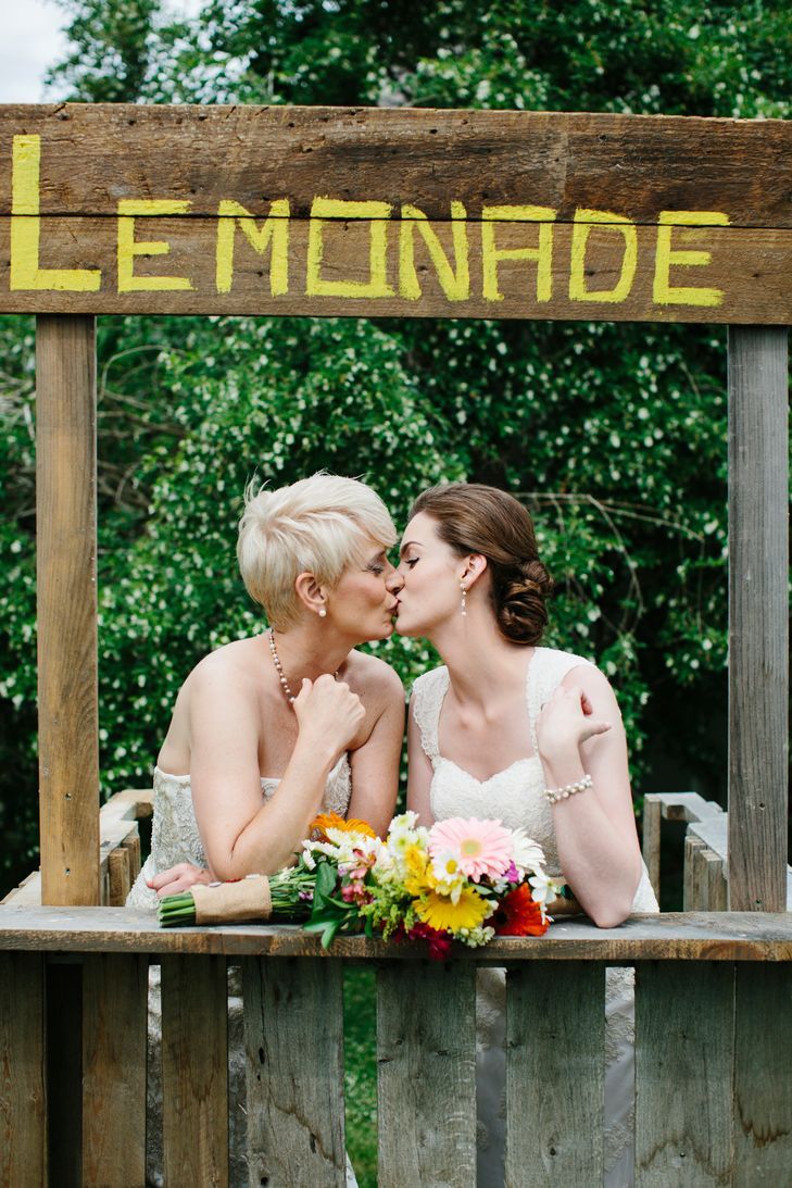 barbara guerra add lesbian kissing booth photo