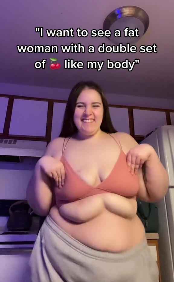 little titties fat belly