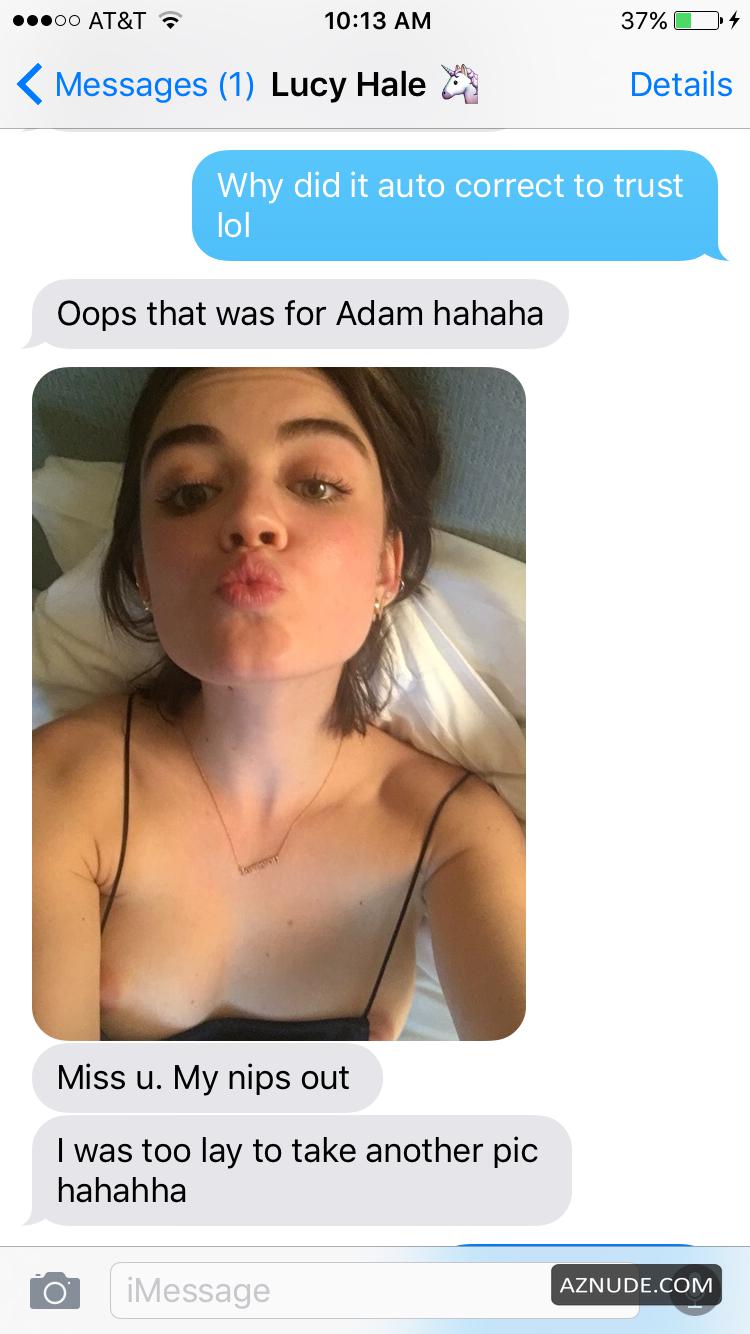 Lucy Hale Nude Leak monster facial