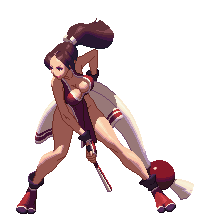 mai king of fighters gif