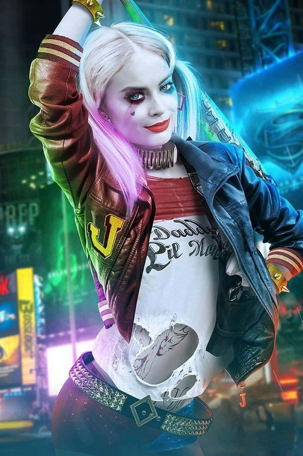 connie cota recommends Margot Robbie Harley Quinn Wallpapers