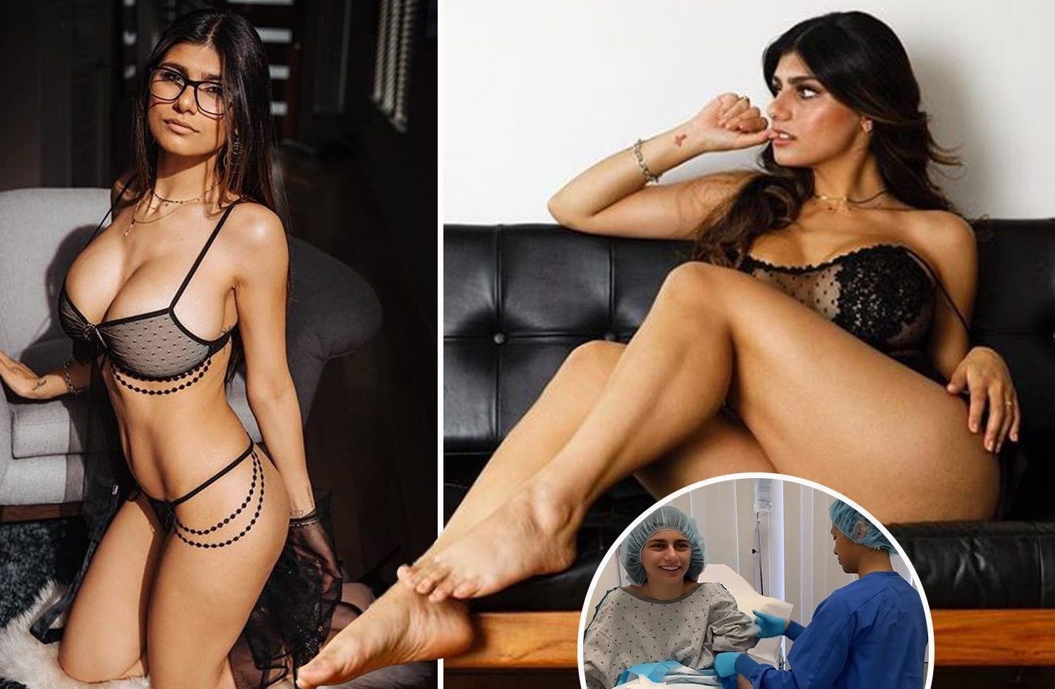 dark insanity recommends mia khalifa nude before boob job pic