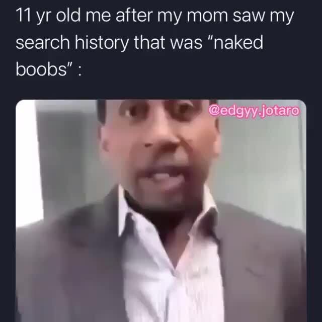 mom saw me naked