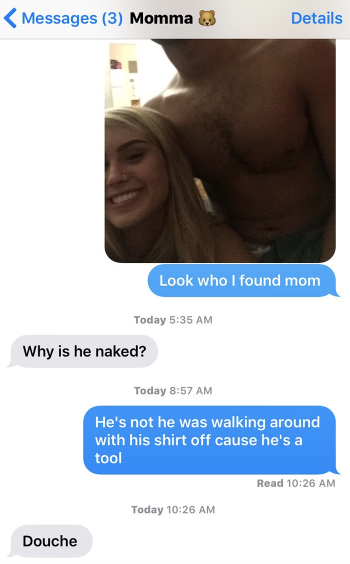 mom sexting her son