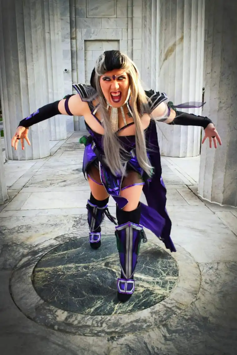 bella nilsson share mortal kombat sindel cosplay photos