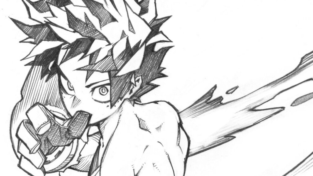 blaze koneski recommends my hero academia black and white images pic