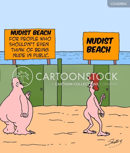naked and funny beach