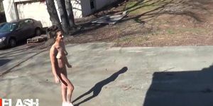 cameron mcqueary add photo naked in front yard