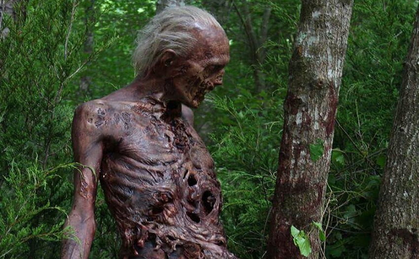 Naked The Walking Dead grown up