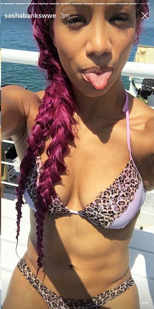 bennie roux recommends naked wwe sasha banks pic