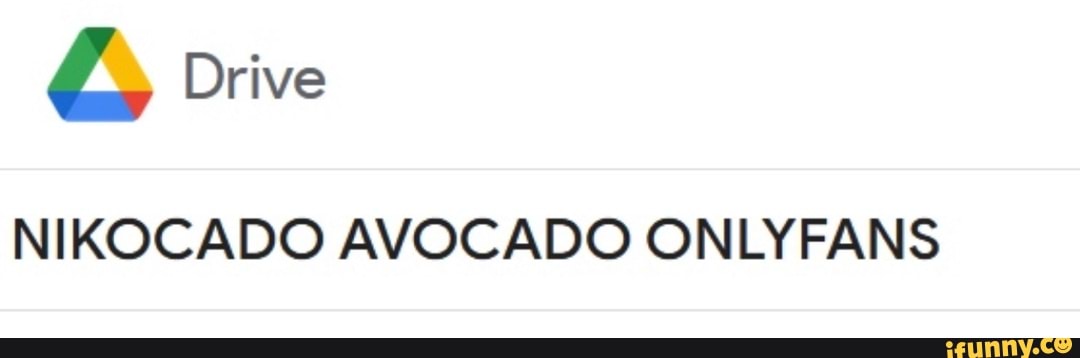 charles goodenow recommends Nikocado Avocado Only Fans