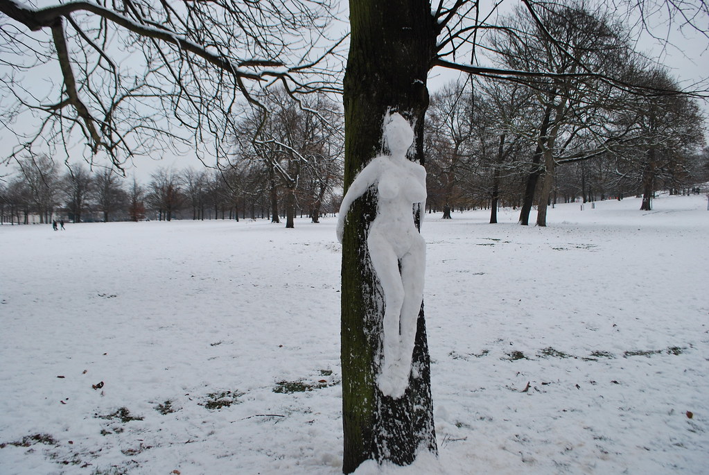 Best of Nude woman in snow