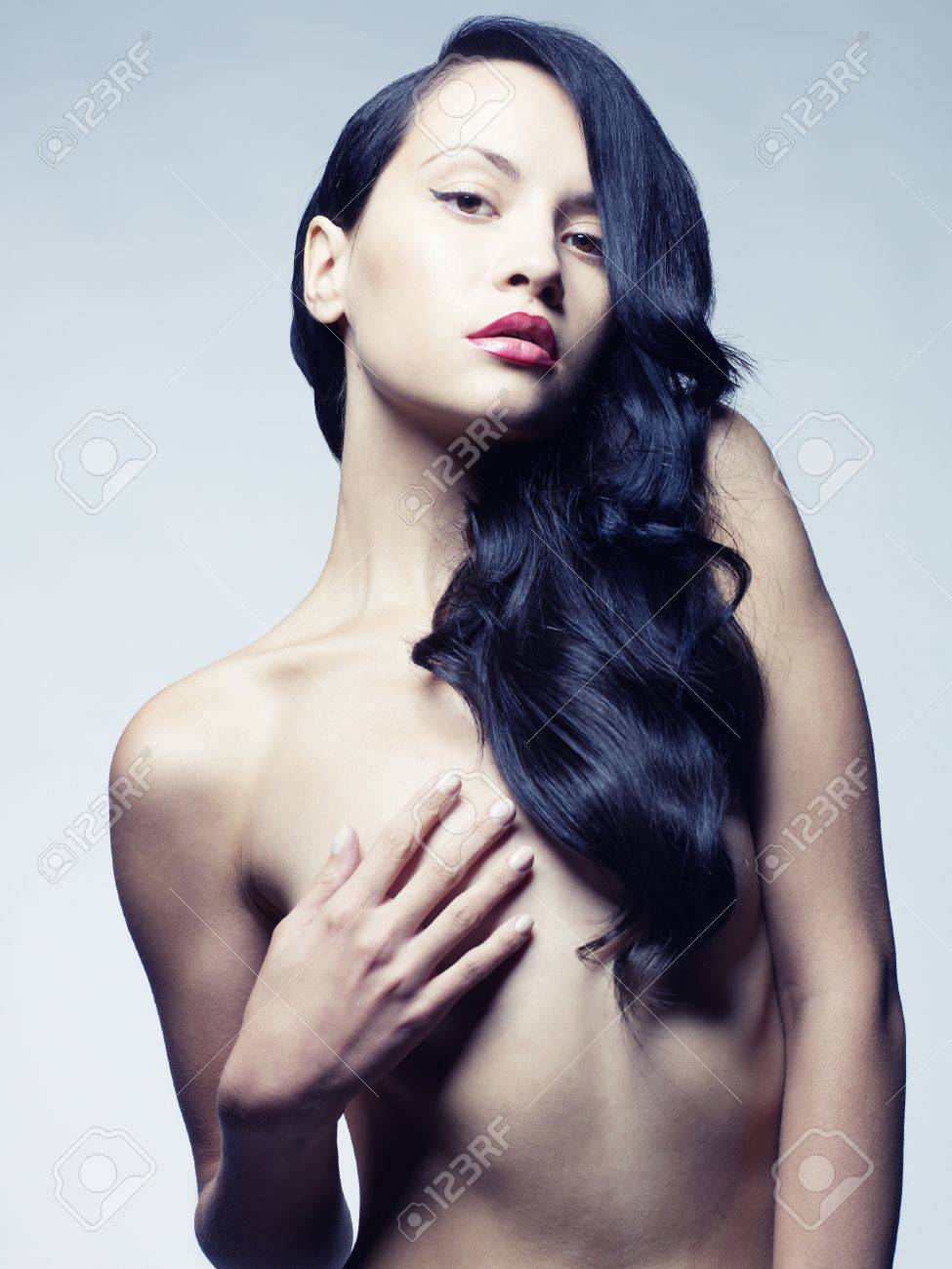 nude women with hair