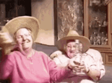 Best of Old lady best friends gif