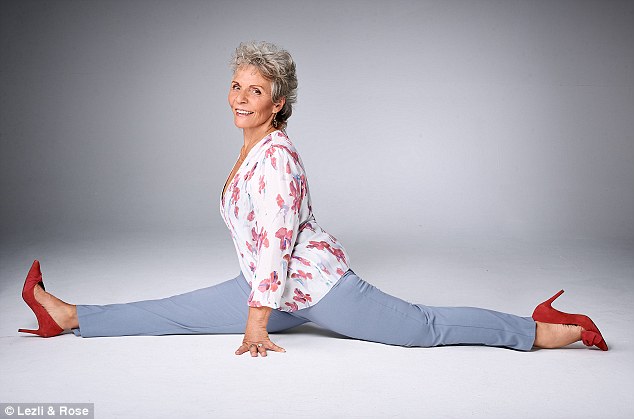 Best of Old lady doing splits