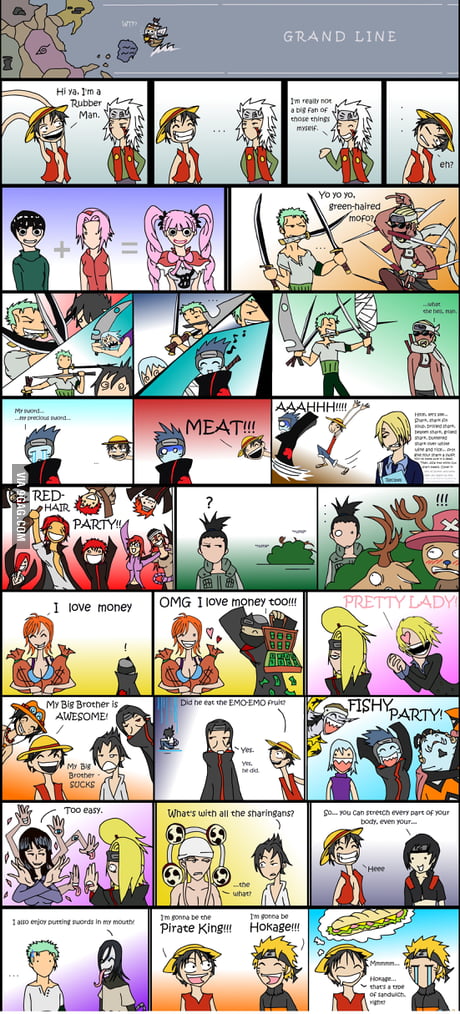 One Piece Crossover Naruto dankwart xylene