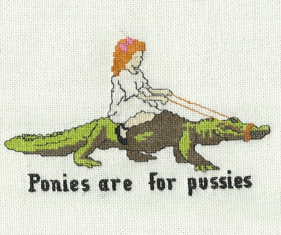 ponies are for pussies