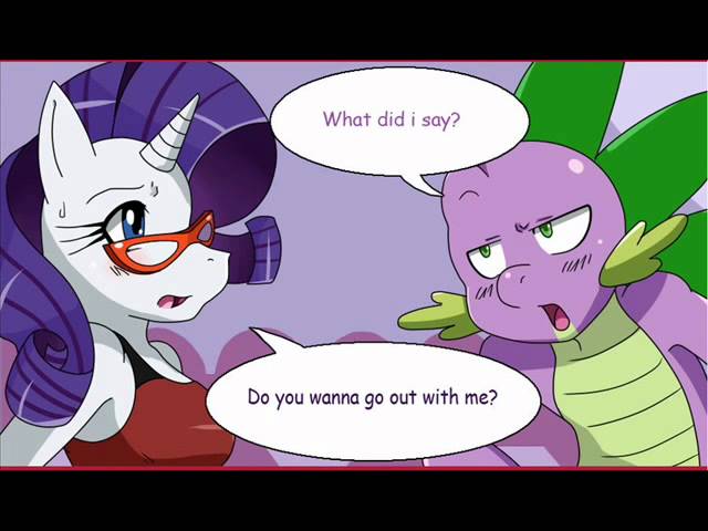 rarity and spike comic